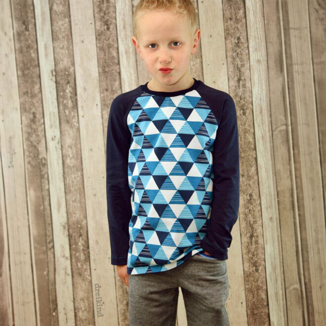 Pilvi - Raglanshirt mit Tasche Größe 98 - 164 – Bild 6