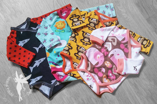Frühchen Wickelbody Onni - Größen 32 - 44 – Bild 4