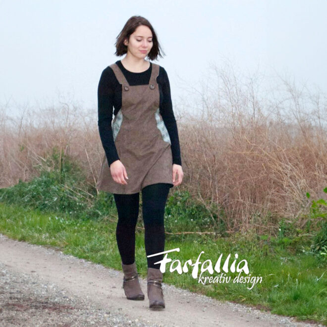 Latzkleid Elina - Doppelgrößen 32/34 - 52/54 – Bild 5