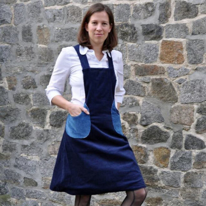 Latzkleid Elina - Doppelgrößen 32/34 - 52/54 – Bild 7