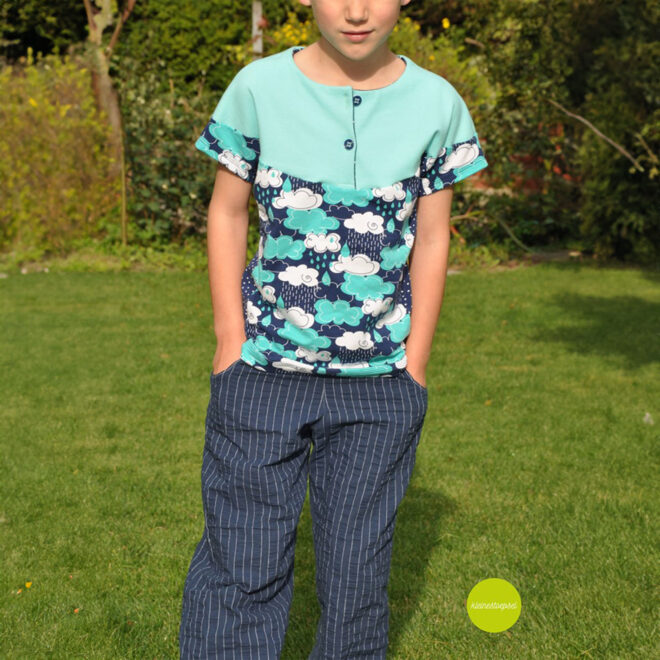 Kindershirt Sari - Größe 80 - 164 – Bild 4