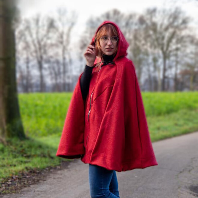 Weste und Cape Hilkka - Größen 32 - 60 – Bild 5