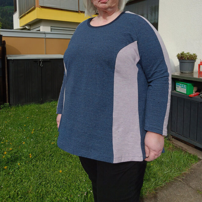 Sweatkleid und Tunika Hanka, Größen 32 - 60 – Bild 6