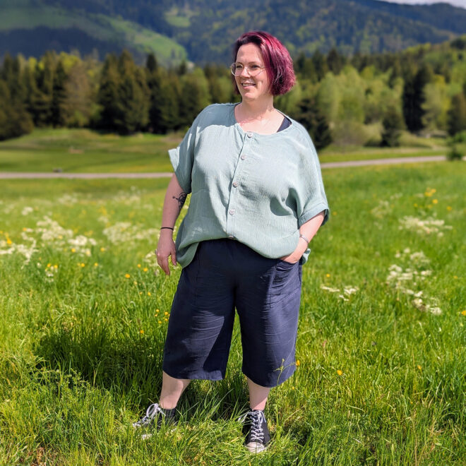 Schnittmusterbaukasten Tanska, Größen 32 - 60, Jumpsuit, Bluse, Hose – Bild 5